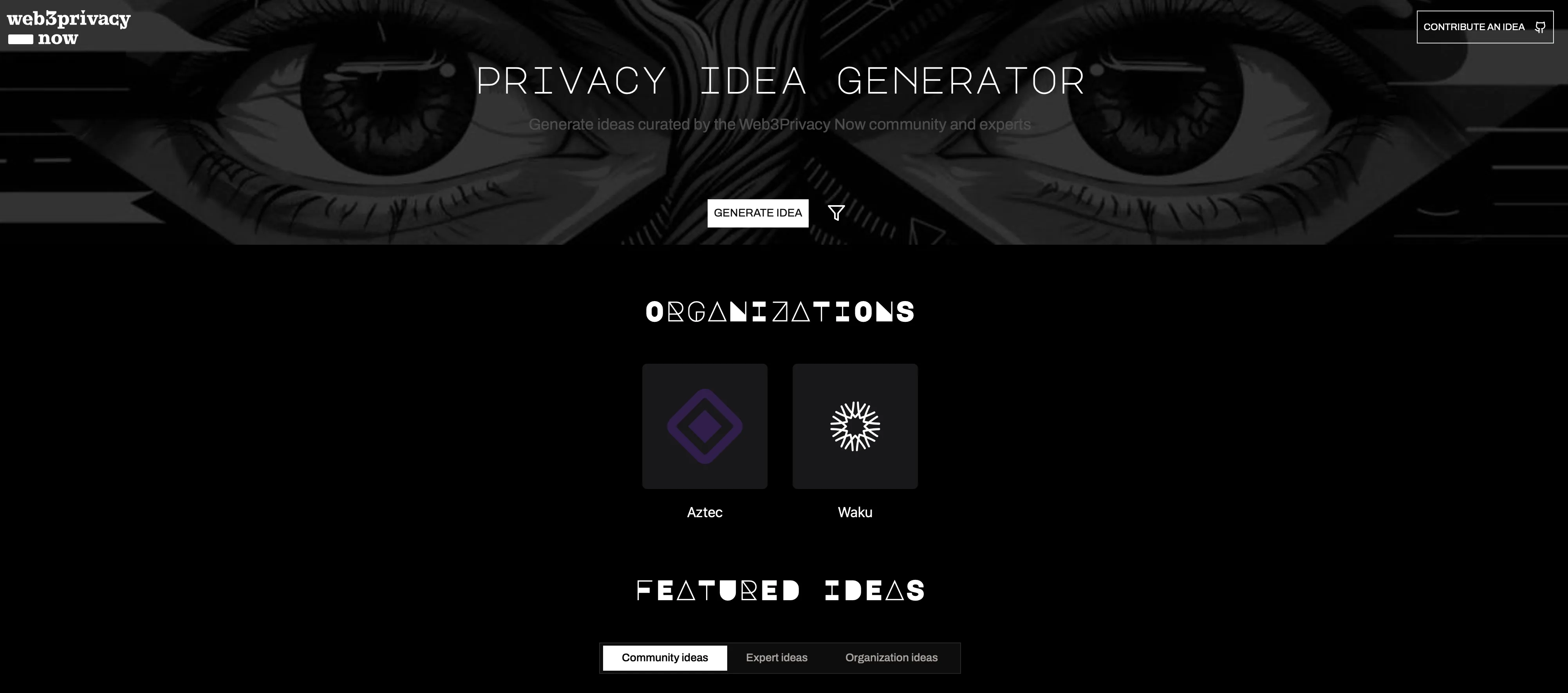 Privacy Idea Generator
